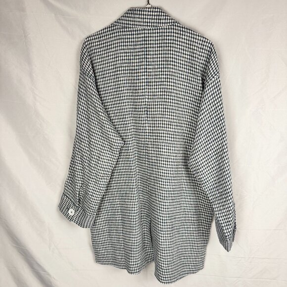 Reformation Checkered Print Coat - Picture 2 of 2